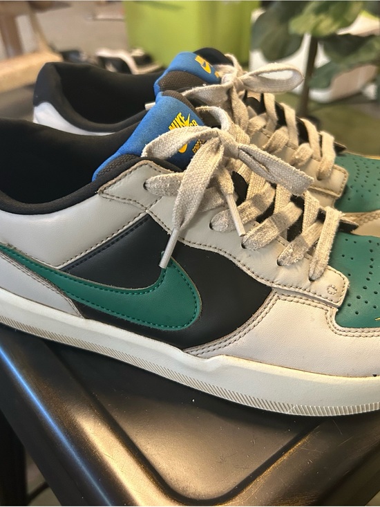 Nike Other - Nike Men’s Low-Top Sneakers in Teal/Black/White with Blue Tongue